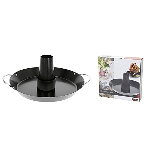 Tragbar Napoleon Chicken Halterung Rack Stand Grill Braten Rack Tablett BBQ Bräter