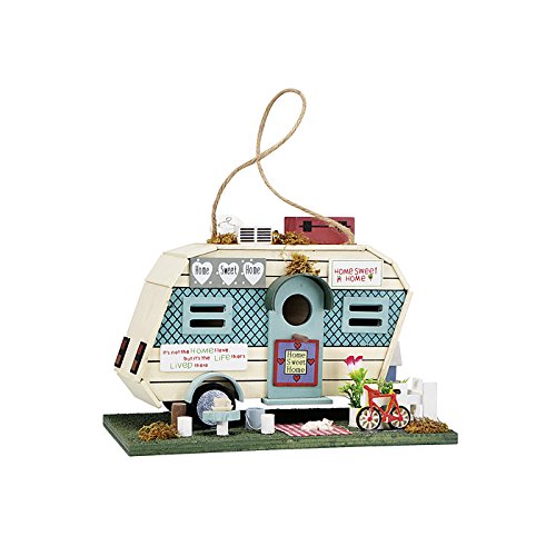 Preisvergleich Produktbild Deko Vogelnistkasten Wohnwagen