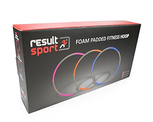 ResultSports® schaumgepolsterter Level-1-Hula-Hoop-Reifen für Fitnessübungen, mit 1,2 kg Gewicht und - 4