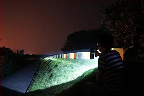 Wasserdichte Wiederaufladbare Suchscheinwerfer LED Handscheinwerfer Taschenlampe T6 10W CREE XML Arbeitsscheinwerfer für Jagd / Fischen / Camping / Wandern IP65 - 4