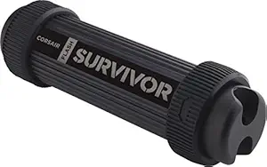 Corsair Flash Survivor Stealth CMFSS3B-16GB 16GB Flash Drive (Black)