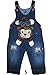 baby toddler boy girl unisex denim dungarees jeans playsuit 6-12 12-18 18-24 NEW (18-24 months, 5)