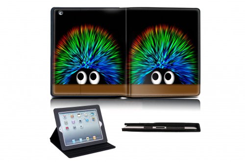 MySleeveDesign iPad Leder Case Hülle Tasche für iPad 2 / iPad 3 / iPad 4 - VERSCH. DESIGNS - Creature