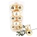 Produktbild Dadeldo Living & Lifestyle Weihnachtskugel Premium 15er Set Glas 8cm Xmas Baumschmuck (Gold)
