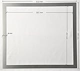 baby bettumrandung 70x140 Der Edelstahlrahmen / Adapterrahmen ist einseitig gebürstet und mit einer Schutzfolie auf der Sichtseite versehen