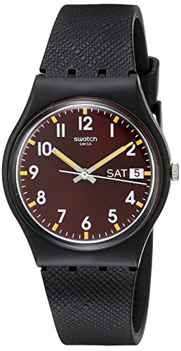 Swatch Reloj Digital de Cuarzo para Hombre con Correa de Silicona  GB753