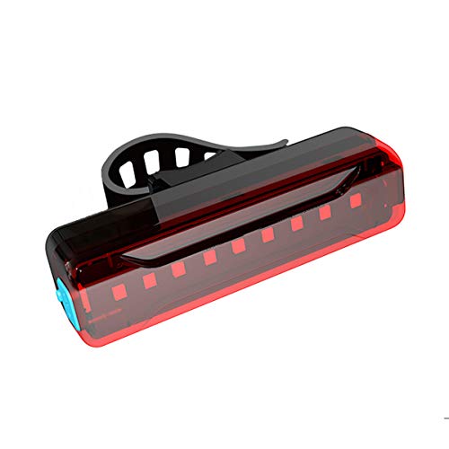 ALFLASH Bike Light Set USB Rechargeable LED Headlight Taillight Combinations Waterproof Bicycle Front Light Back Light Set (taillight)