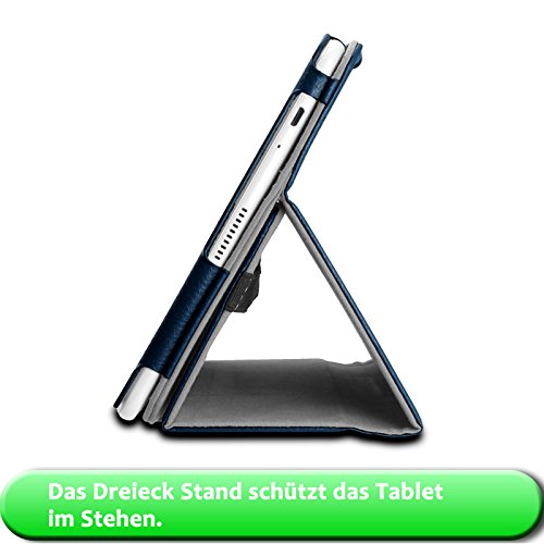 HuaWei MediaPad T2 10.0 Pro Hülle, Infiland Slim Fit Folio PU-lederne dünne Kunstleder Schutzhülle Cover Tasche für Huawei MediaPad T2 10.0 Pro 25,7 cm (10,1 Zoll) IPS Tablet PC(Dunkleblau) - 7