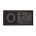 Produktbild KNOSSOS 3D Blood Type Patch AB AB O POS NEG Coyote Tan OD Green Patch