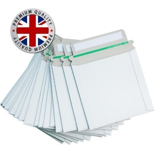 CD- / DVD-Versandtaschen / Versandkartons (140 x 135 mm, versiegelbar, 350 g/m2) 100 Stück