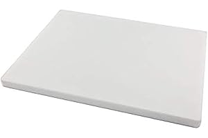 J&A Racing International Polyéthylène haute densité Feuille 300 mm x 300 mm x 10 mm Blanc Grade A PE 500