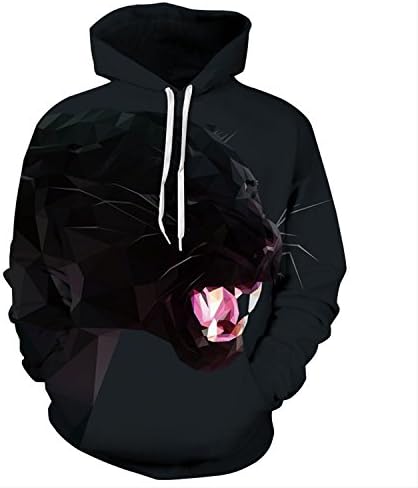 DIMAO Printed Hooded Sweater Digital Printing Hooded Sweater Couple Long-Sleeved Baseball Clothing
