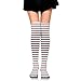 Produktbild Classical Striped Pattern Parallel Lines Marine Colors Sea Life Ocean Theme Women's Fashion Over The Knee High Socks (65cm)