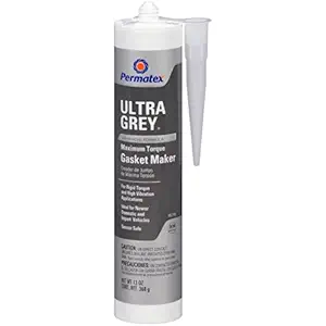 Permatex 82195-6PK Ultra Grey Rigid High-Torque RTV Silicone Gasket Maker - 13 oz, (Pack of 6)