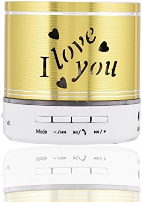 Jieyida Small Portable Rechargeable Bluetooth Speaker with 8G TF Card for Apple iPhone iPad Samsung S7 Edge Plus S7 S6 Edge S5 Note 5 4 3 2 HTC Nokia LG (Yellow)