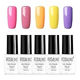 Comodidad: estos Gel Polish deben curarse con lámpara UV o lámpara LED durante 30-60 s. Por lo tanto, nunca se preocupará de volverse sólido cuando no haya terminado de cepillarse.