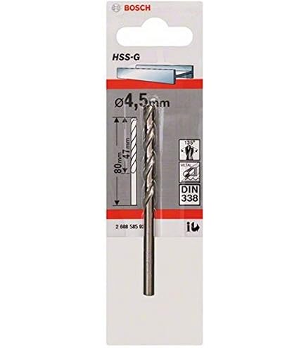 Foret Hélice RUKO 200195 - Broca DIN 338 Type N HSS, 19.5mm Pour Perceuse