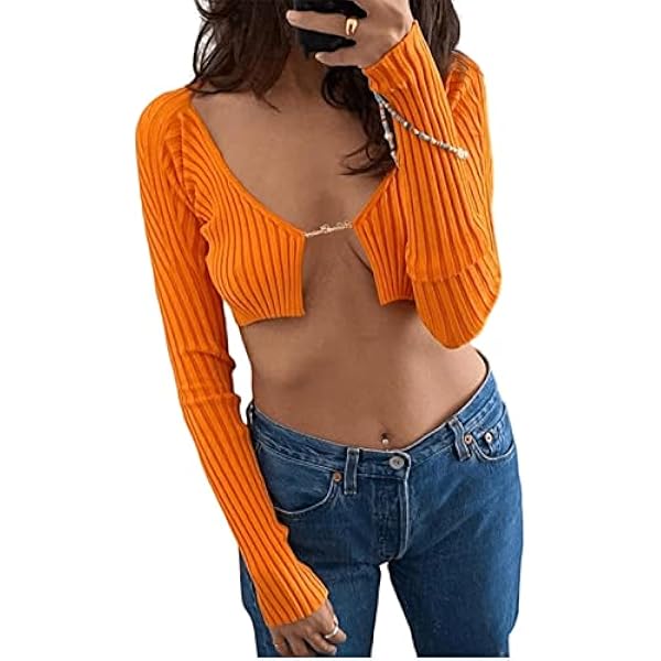 CUPSHE Damen Oversize Strickjacke - Langarm, Weicher Strick, Offene Vorderseite