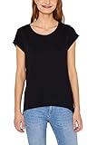 Unifarbenes Basic T-Shirt aus Flammgarn