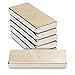 Produktbild (5 Stück) Leistungsstark 28 mm Länge x 12 mm x 4 mm dick Rare Earth Block Bar Neodym Dick Magnete