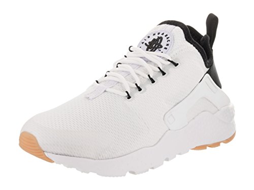Nike Womens Air Huarache Run Ultra White Black Gum Yellow