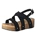 Produktbild Sandalen Damen Sommer mit Absatz Zilosconcy Mode Platformed Flats Wedges Open Toe verstellbare Knöchel römischen Sandaletten Römer Frauen Keil Schuhe Strandschuhe Riemchen schuhe Strand Fashion