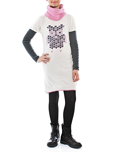 Mek Girls 153Miim Dress, off-white (002 milk), size 4Y (104 cm)