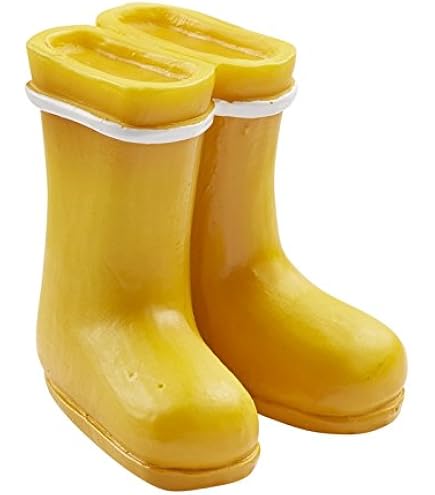 1/12 Puppenhaus Miniatur Regenstiefel Aus Gummi – Rot, Perfekt Für Garten- Und Hof-Dekoration