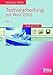 Textverarbeitung mit Word 2002. Teil 1 (Textverarbeitung mit Word / Textverarbeitung mit Word 2002) by 