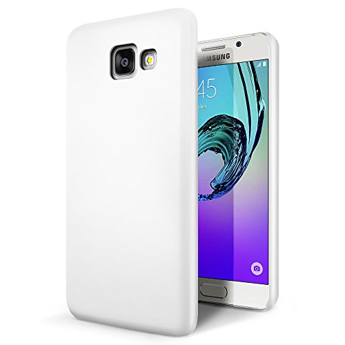 SLEO Funda para Samsung Galaxy A5 2017 PC Back Cover de Parachoques Duro Cubierta Protectora para Samsung Galaxy A5 2017 - Blanco