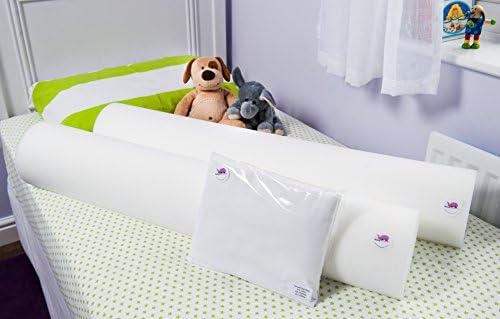 The Big Bed Tadpole Pack - 2 x 100% British "NURSERY GRADE" cot safe foam bed guard bumpers &amp; Percale sheet