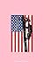 Produktbild Lineman Journal: Dot Grid Journal - Lineman USA Flag Black Patriotic Powerline Gift - Pink Dotted Diary, Planner, Gratitude, Writing, Travel, Goal, Bullet Notebook - 6x9 120 pages