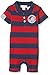 Pumpkin Patch Baby-Boys Stripe Shortie All In One Plain Romper, Red (Ketchup), 3-6 Months (Manufacturer Size:3-6M)