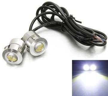 2 x 9W LED Eagle Eye Car Back Up Reverse Tail Lights Motif