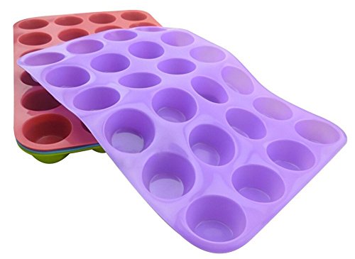 ztsy 24�Mulden Mini Muffin Cup Silikon Cookies Cupcake Bakeware Pfanne Seife … - 3