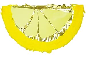 SAFIGLE Traditional Mexican Lemon Pinata 12 Inch Candy Filled Giant Pinata for Kids Parties Birthday Fiesta Celebration Decoration
