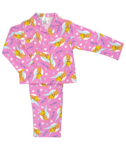 Disney Tinkerbell Fairies Winceyette Girls Pyjamas - 18-24 Months