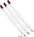 Starlite 3 Pack Manicure-Pedicure Stainless Steel Nickel Plated Cuticle Pusher
