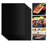 PERFECTO ESPESOR - Hemos probado diferentes espesores. Estera de Barbacoa para cocinar es lo suficientemente delgada como para dejar intactas las rejillas y sabor, pero lo suficiente para proporcionar resistencia al calor y durabilidad espesor óptimo. Estera de Barbacoa son resistentes al calor hasta 265 °!