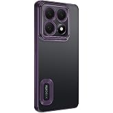 Zore Xiaomi ile uyumlu 14T Pro Kılıf Kamera Korumalı Logo G&ouml;steren Zore Omega Kapak Derin Mor