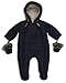 The Essential One - Navy Quilt Baby Pramsuit-6-9 Months EO135