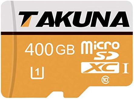 TAKUNA 128GB/256GB/400GB Micro SD SDXC Card High Speed Memory Card With SD Card Adapter (400GB)