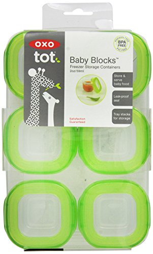 Oxo Tot 6112300 Tupperware Set of 6 Suitable for Freezer Use