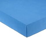 Pinolino 540004-1 - Spannbetttuch für Wiegen, Jersey, blau
