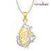 Ganesha Ganapati Pendant With Chain In God Pendants & Lockets For Men Women In American Diamond Cz Jewellery Gifts GP216 RS.179.00