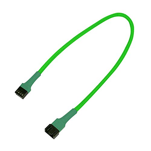 Preisvergleich Produktbild Nanoxia 4-Pin PWM Verlängerung, 30 cm, neon-grüner Sleeve