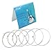Produktbild Acoustic Guitar Steel Strings Gauge Set of Wooden Guitar Strings Silver Color - silver