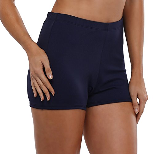 Attraco Damen Schwimmen Badehose Badeshorts Schwimmshorts Hotpants Wassersport UV-Schutz - 5