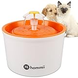 fuente para beber agua gatos [ATRAE A TU MASCOTA A BEBER] El diseño con una margarita le encantará a su mascota, además de que el flujo constante de agua permite que siempre beba agua fresca y en silencio ya que el motor de 2W es súper silencioso.