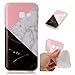 Price comparison product image Galaxy A3 2017 Case, SsHhUu Ultra Slim [Marble Pattern] Flexible Soft Rubber TPU Skin Case Bumper Silicone Gel Anti-Scratch & Anti-Fingerprint Cover for Samsung Galaxy A3 2017 / A320F (4.7") Pink-White-Black
